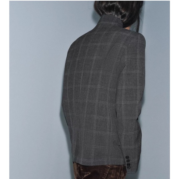 NWT Viral Limited Edition Zara Plaid Blazer - Picture 3 of 10